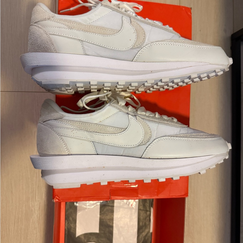 Nike White/Black Waffle LDV/Sacai Sneaker Box Label - Picture 4 of 5